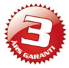 3 års garanti